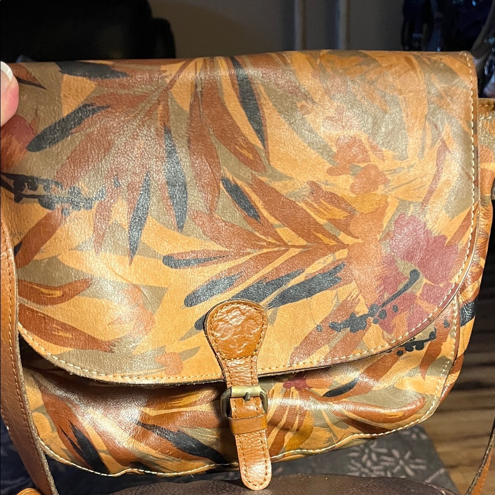 Patricia Nash Multicolor Floral Crossbody Bag